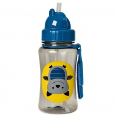 Skip Hop Zoo Straw Bottle 350ml - Bat